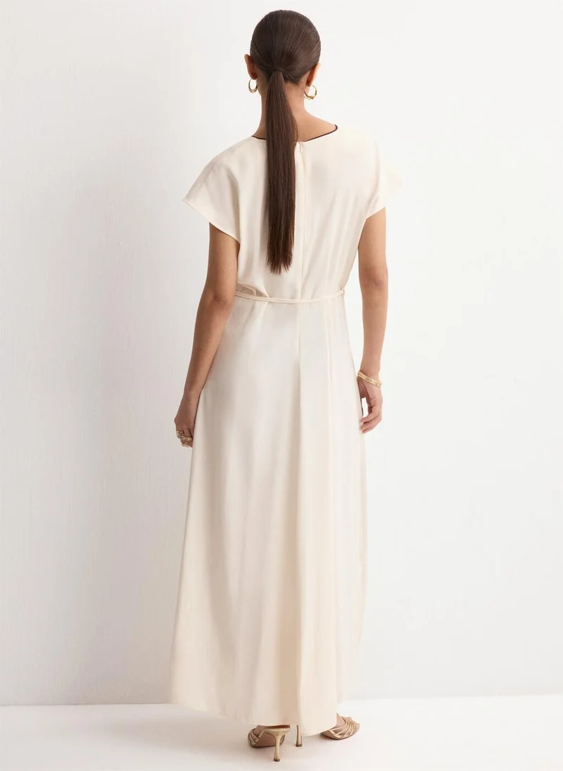 مانجو Belt detail dress